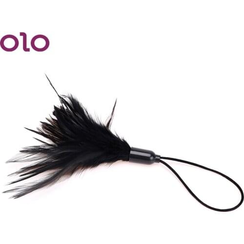 OLO Sex Whip SM Bondage Nipple Vagina Clitoris Feather Teasing Erotic Toys Flirting Adult Games Role Play Sex Toys for Couple