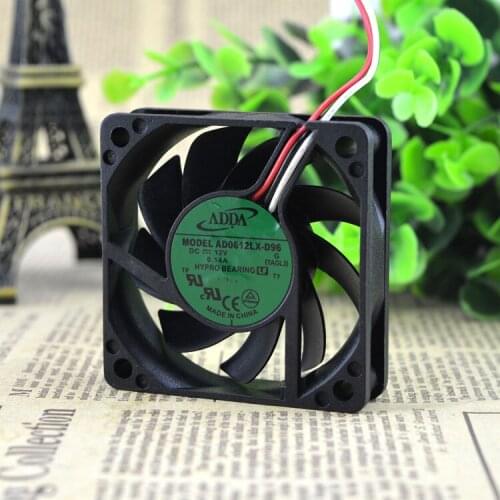 Original authentic FOR ADDA 6015 DC12V 0.14A AD0612LX-D96 6CM cooling fan