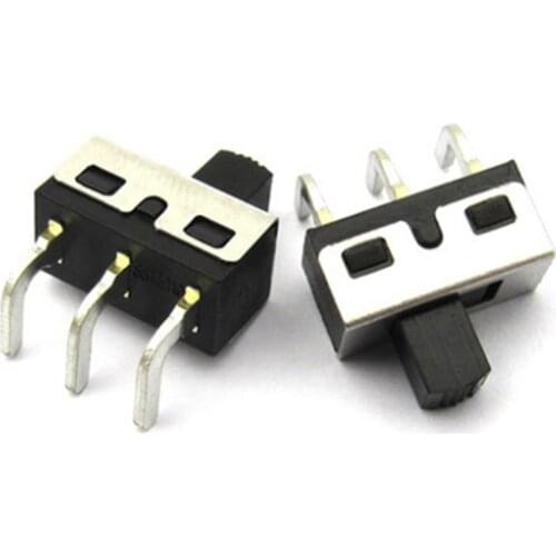 20PCS SS12D11 SS12D10 5MM handle / straight foot / bent foot toggle switch high current / three-leg switch