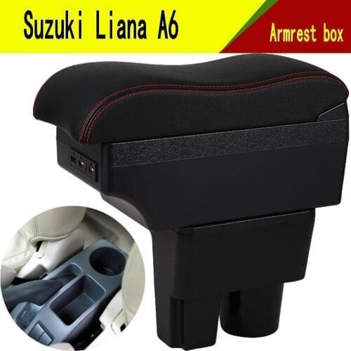 For Car Suzuki Liana A6 Armrest Box central Store content Storage arm support elbow rest