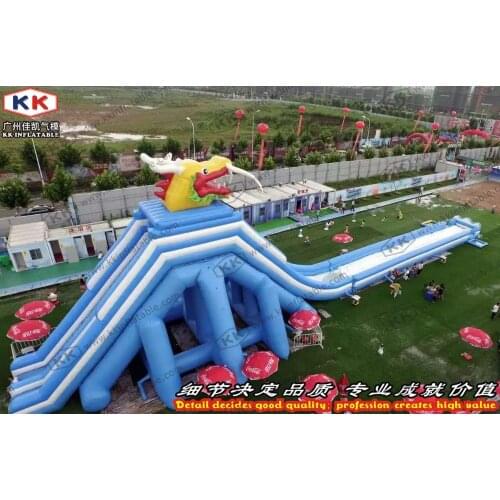 Largest inflatable hippo trippo water slide for adult