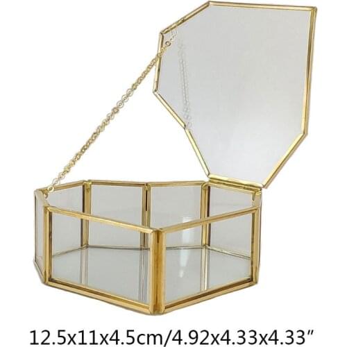 Wedding Wedding Ring Box Storage Box Glass Terrarium Jewelry Box Greenery Glass Ring Bearer Succulent Ring Box for Wedding Glass