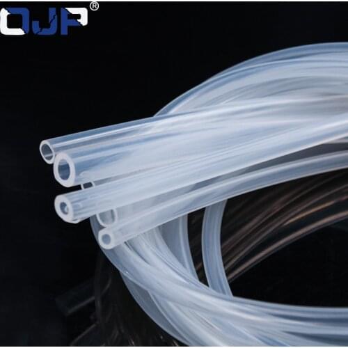 6M long Free shipping transparent VMQ Food Grade silicone tube antifreeze hose Drinking water pipe ID 2 3 4 5 6 7 8 10 mm