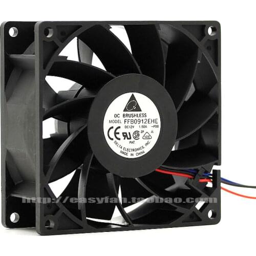 Brand new DELTA 9cm9238 12V 1.5A FFB0912EHE cooling fan