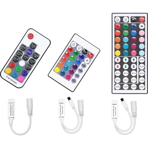Led Controller LED IR RGB Controler LED Lights Controller IR Remote Dimmer DC12V For RGB 3528 5050 LED Strip