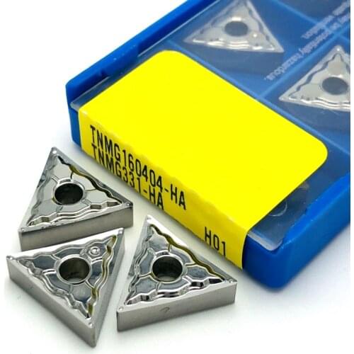 TNMG160404-HA H01 Cermet for Aluminum Insert Insert External Turning Tool TNMG160404 Alloy Cutting Tool TNMG 160404 Turning Tool