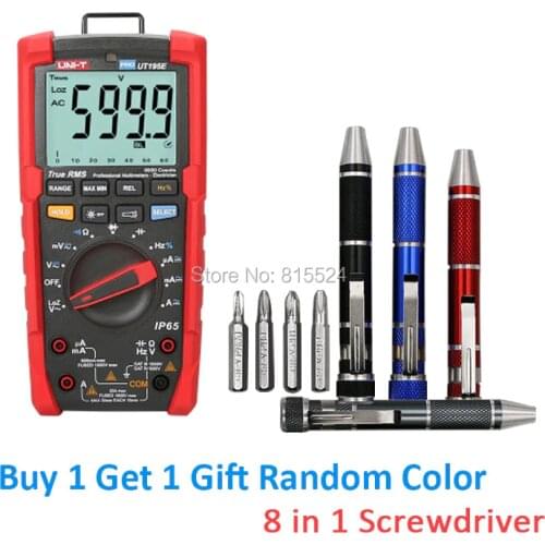 UNI-T UT195E/UT195M/UT195DS True RMS Professional Multimeters IP65 Waterproof/Dustproof/Fall-proof Digital Multimeter