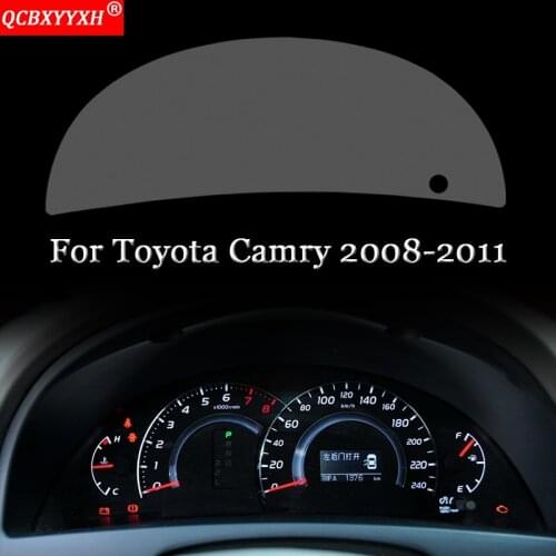 Car Styling Car Dashboard Paint Protective Film Stickers Light Transmitting Automobiles Accessories For Toyota Camry 2008-2019