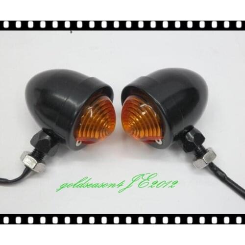 Amber TURN SIGNAL Bullet LIGHT for Harley Electra Glide Touring Ultra Softai