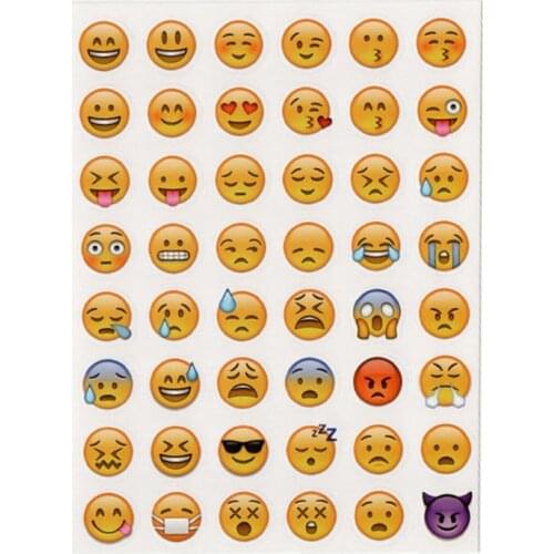 1 Pack Smile Face Stickers For Diary Cute Stickers For Kids Children Journal Stickers Notebooks Cute Stationery Supplies Office