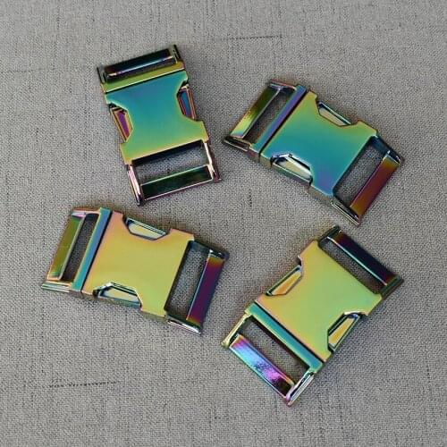 100 Pcs/Lot 25mm Release Buckle Metal Detach Buckle Use For Sports Bags Students Bags Luggage Travel Buckle Accessories