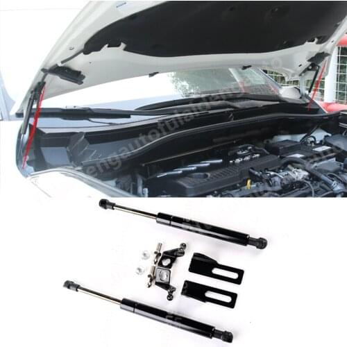 2pcs For Toyota CHR C-HR 2018-2019 Front Bonnet Engine Hood Lift Shock Struts Trim Car Styling Accessories