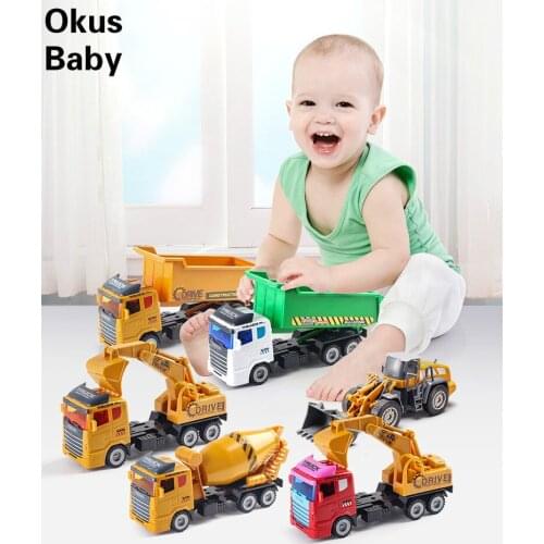 2019 Newest Model of Dump Truck Excavator for Construction Toy Tank Truck of Large-scale Simulation Inertial Engineering Vehicle