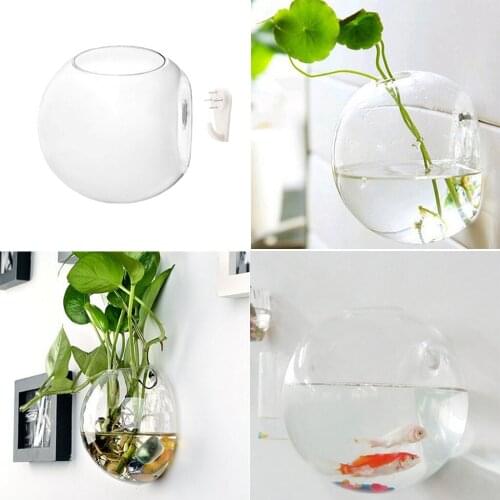 4-Pack Wall Hanging Planters Glass Terrariums - Ball Air Plants Wall Containers Succulents Pots - 10cm