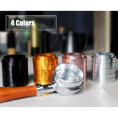 51 53 58mm Stainless Steel Non-magnetic Dosing Ring Brewing Bowl Coffee Powder For Espresso Barista Funnel Portafilter