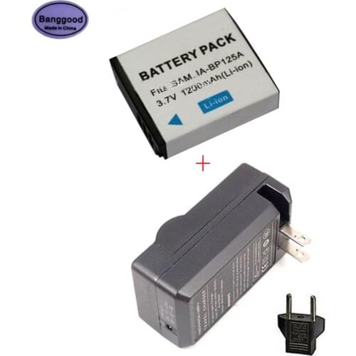 New 1200mAh IA-BP125A IA BP125A Camera Battery for SAMSUNG HMX-M20 HMX-Q10 HMX-Q11 HMX-Q20 HMX-Q100 HMX-Q130 HMX-QF20 HMX-T10