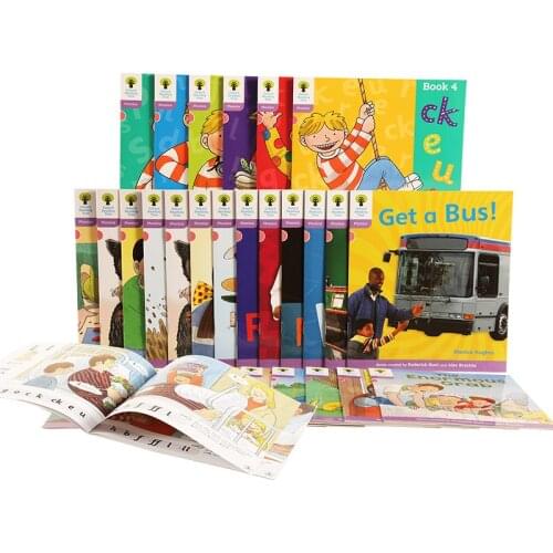 30 books/set Oxford reading tree level 1+ picture book kids English learning children early education phonics practice 2-7 years