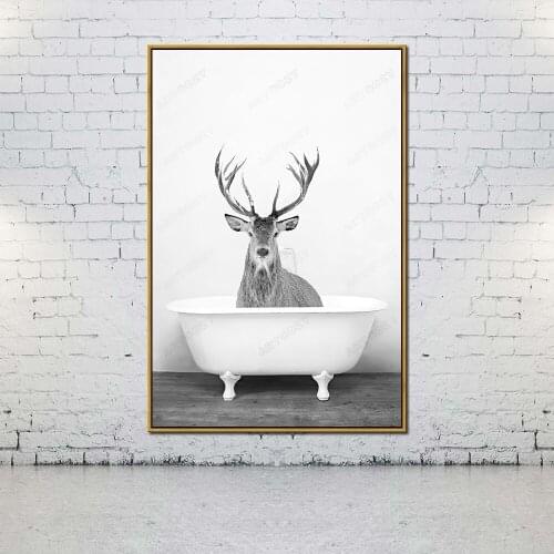 Artcozy Oil Canvas Painting amy peterson bathtub For Home Decoration Wall Art