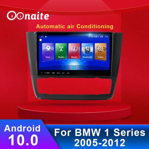 Car Navigator For BMW 1 Series 2005-2012 9 Inch HD Touch Screen Android 10 Auto Stereo Audio Smart Voice Radio Multimedia Player