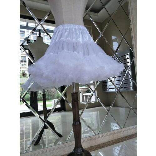 Ball Gown Underskirt Cosplay Swing Short Dress Petticoat Gothic Lolita Petticoat Ballet Tutu Skirt Rockabilly Crinoline