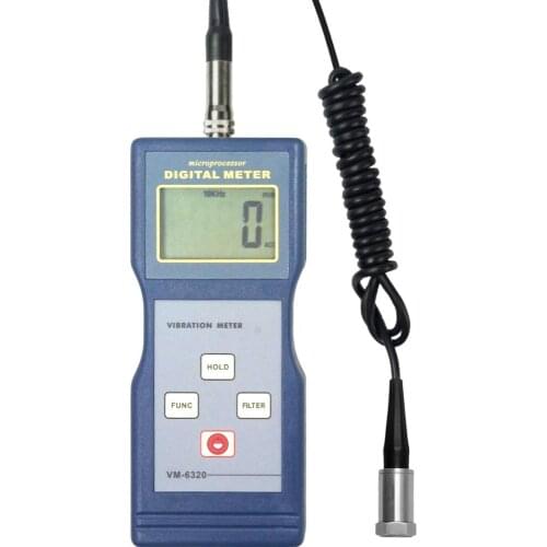 Digital Vibration Meter Vibration Analyzer VM-6320 for velocity ,acceleration,displacement