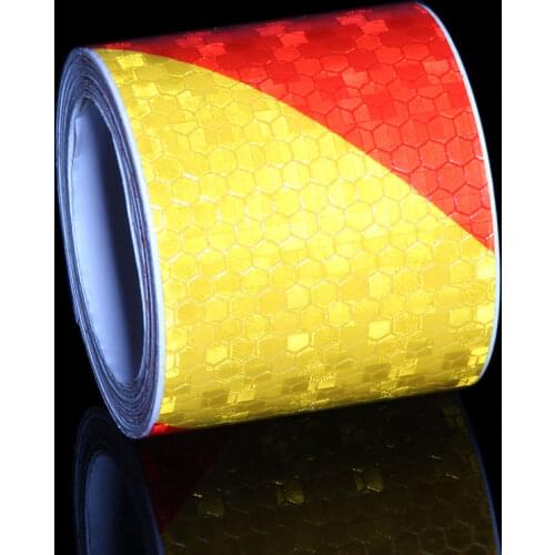 Twill Two Color Reflective Bicycle Stickers Adhesive Tape for Bike Safety White Red Yellow Blue Bike Sticker Bicycle Accessories