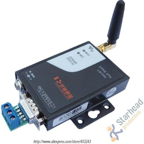 GPRS DTU, wireless serial data transparent transmission Modem module, RS232 RS485 to GPRS converter GPRS GSM APN SMS