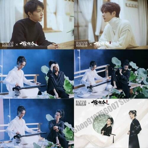 Canvas Painting Xiao Zhan and Wang Yibo Wall Art Posters and Prints Home Decoration Pictures Living Room Decor Wall Decor