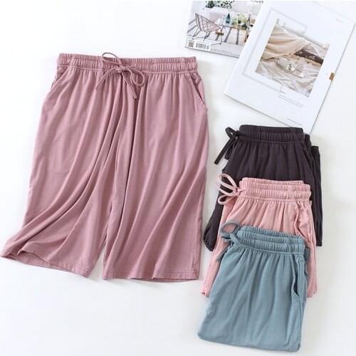 Modal Ladies Pyjamas Pants Summer Nightwear Nighty Trousers Sleepwear Pants Pyjama Bottoms Women Lounge Pants Plus Size M-XXL