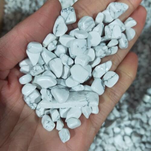 Natural White Turquoise Gravel Rock Rough Stone Nugget Healing Gravel Planting Pot Aquarium Fish Tank Decor