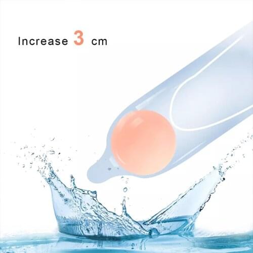 NEW Flesh Male Penis Extender Beads Cock Enlargement Sex Tools For Men Couples Used With Condoms Goods For Adults 18 Plus