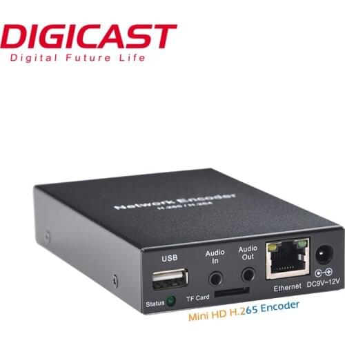 IPTV Live Streaming Equipment Mini HD H.265 Wowza Streaming Server Cable TV Digital Encoder IPTV Encoder