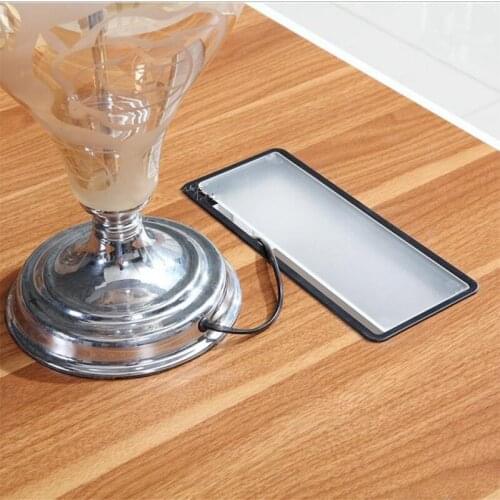 Plastic desk wire hole cover Base rectangular pc table cable Outlet grommet for wire organizer decorative Furniture Hardware