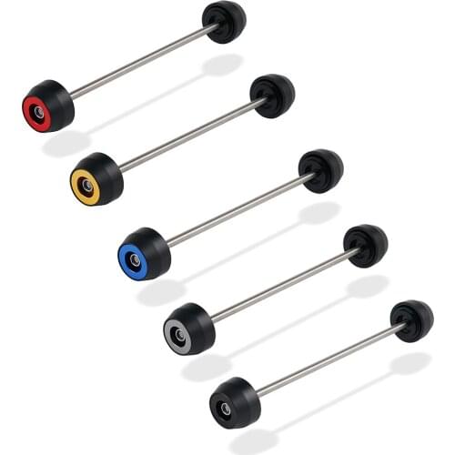 NICECNC Front Axle Sliders 6061-T6 Aluminum Front Wheel Axle Slider Crash Protector for Yamaha FZ-07 MT-07 2013-2020