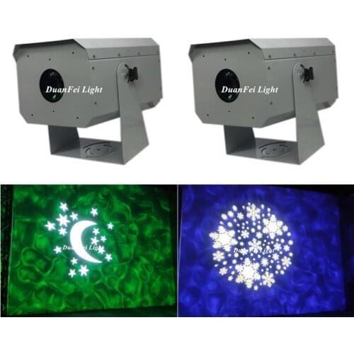 6pieces 200W White LED gobo lyre waterproof outdoor projector led spot 13CH building effect light
