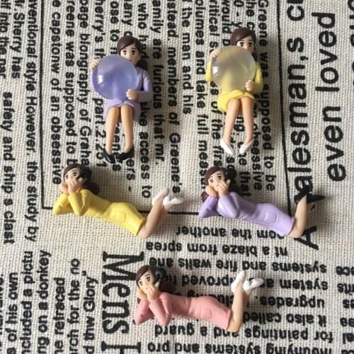 Pvc figure cup toy yuanzzi nurse check sights call 5pcs/set