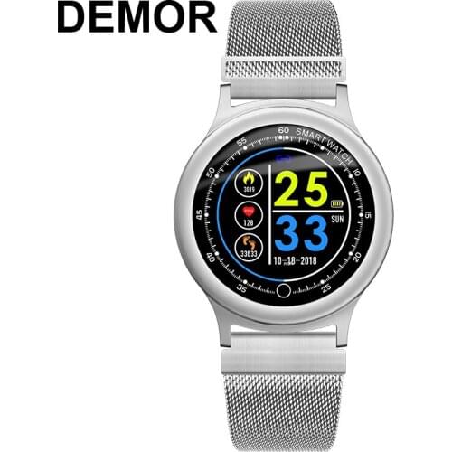 DEMOR KB82 Smart Watch Connected Fitness Bracelet Waterproof Heart Rate Blood Pressure Monitor Smartwatch for Men Women Android