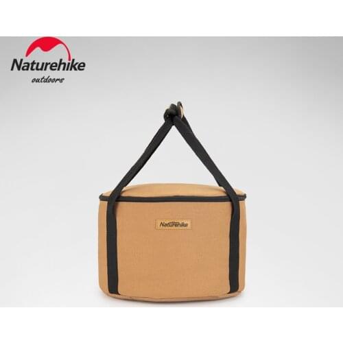 Naturehike Outdoor Camping Equipment Storage Bag Tableware Canvas Organizer Hand Bag Camping Accessories Tool Bag