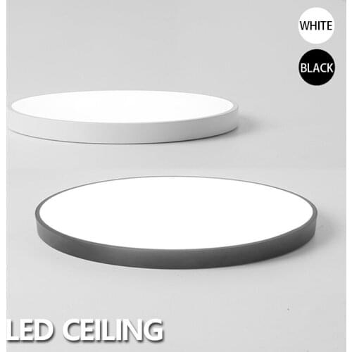 Led Ceiling Light Modern Lamp Living Room Lighting Fixture Bedroom Kitchen Surface Mount Flush Panel Light Remote Control