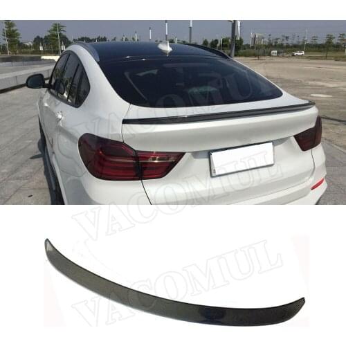 Carbon Fiber Rear Spoiler Wings For BMW X4 F26 M-Sport M-TECH 2014-2017 3D Style FRP Boot Exterior Decoration Car Styling