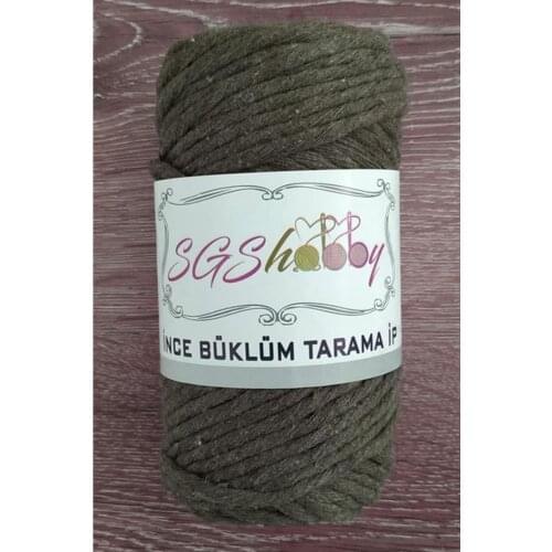 Twisted Cotton Macrame Scanning Floss Green 250 Gram 100 % Cotton 3mm Cord Colorful Braided Solid Core Cord For DIY