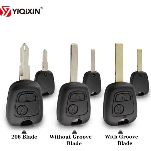 YIQIXIN 2 Button Remote Key Shell For Peugeot 107 206 207 306 307 407 For Citroen Car Key Fob Replacement Case Cover For Toyota