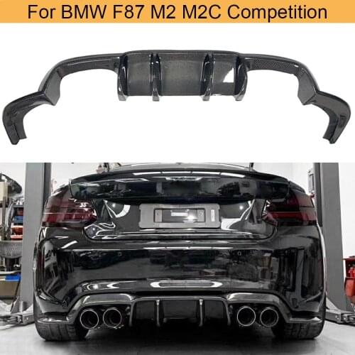 Carbon Fiber Rear Diffuser Lip For BMW 2 Series F87 M2 M2C Competition 2016-2018 Car Rear Bumper Diffuser Lip Spoiler Splitters