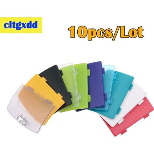 10pcs Game Console Battery Cover For Gameboy GBC Battery Lid Back Door Case Replacement For GBC