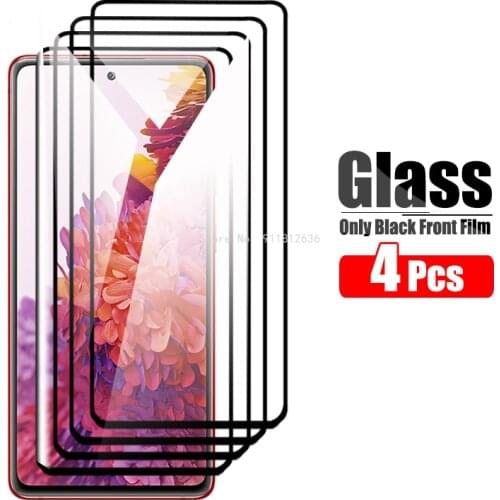 4 Pcs Front Protective Glass For Samsung Galaxy S20 FE Tempered Glass Screen Protector For Samsung S20FE 5G S20 Fan Edition Film