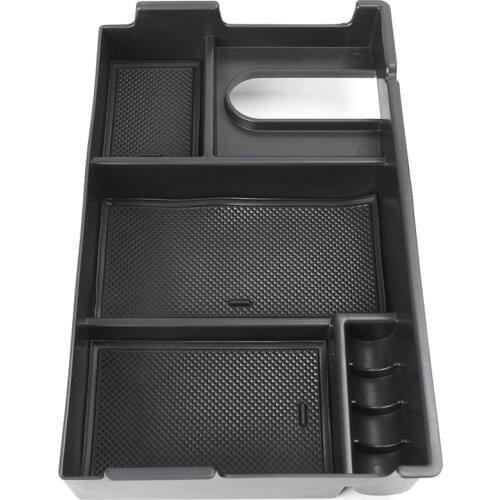ABS Car Armrest Storage Box Tray Organizer Car Case For Toyota Tundra 2014 2015 2016 2017 2018