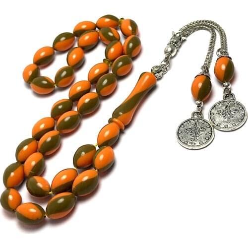 Islamic Tasbih Muslim Rosary Beads 33 Prayer Rosary For Men Bracelet For Men Accessory amber oltu amber stone Handmade Turkey