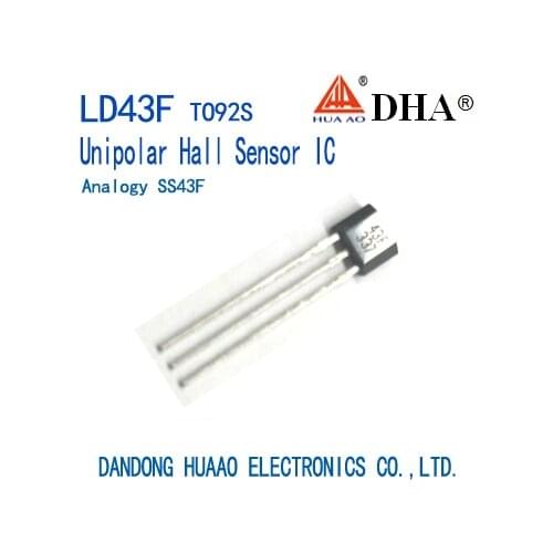 LD43F SS43F Unipolar Hall Sensor ASIC TO92S