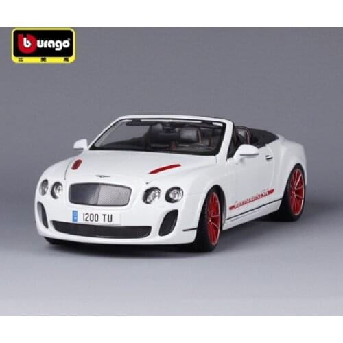 1:18 Simulation alloy sport car Diecast model For Bentley ISR with Steering wheel control front wheel steering with original box