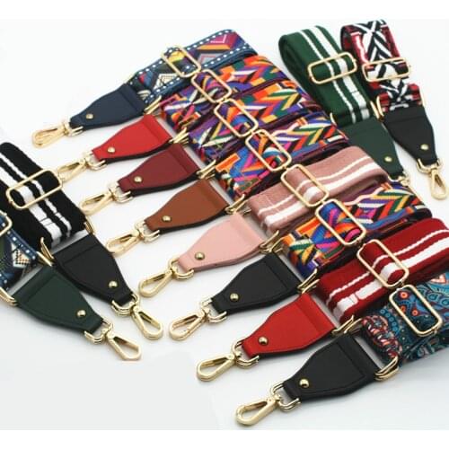 Fashion Rainbow Bag Strap For Women Shoulder Handbag Messenger Belt For A Bag Accessories Handle Cross Body Womens Bags Strap